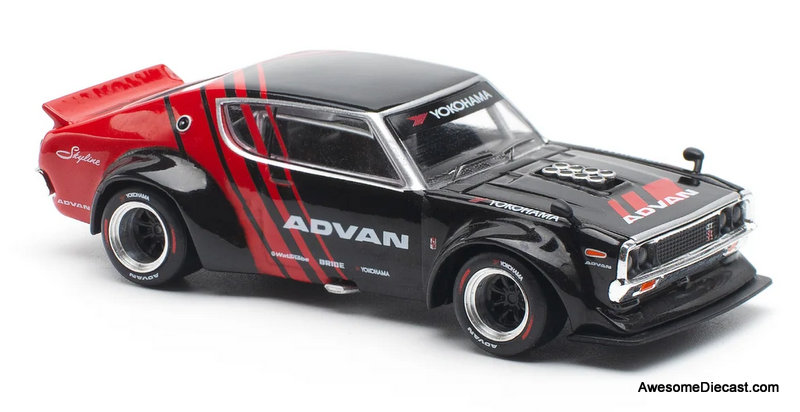 Nissan Skyline GT-R Drift (Kenmeri) Advan Livery 1:64 Diecast