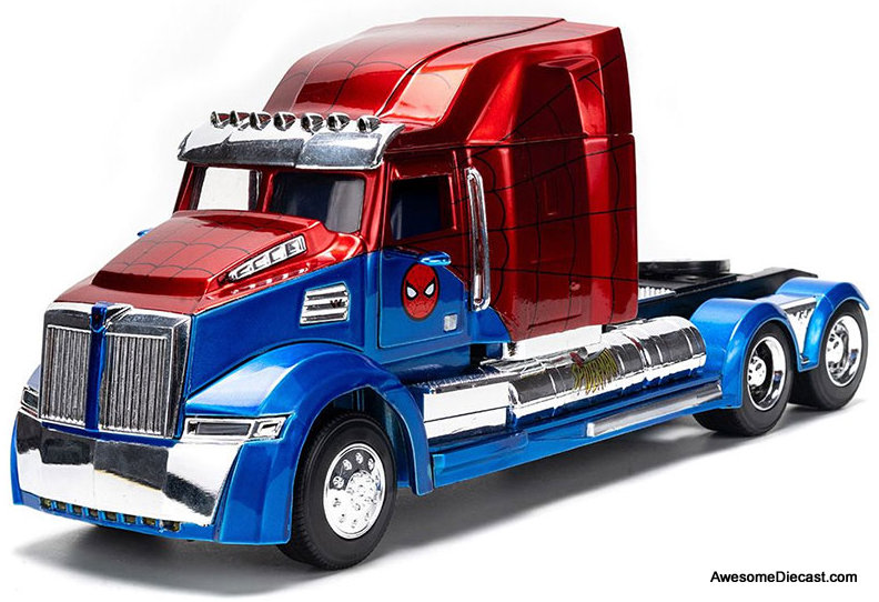 ミニカー MARVEL SPIDER-MAN Western Star 57X 1:24 MARVEL SPIDER-MAN Western Star 57X 【スパイダーマン