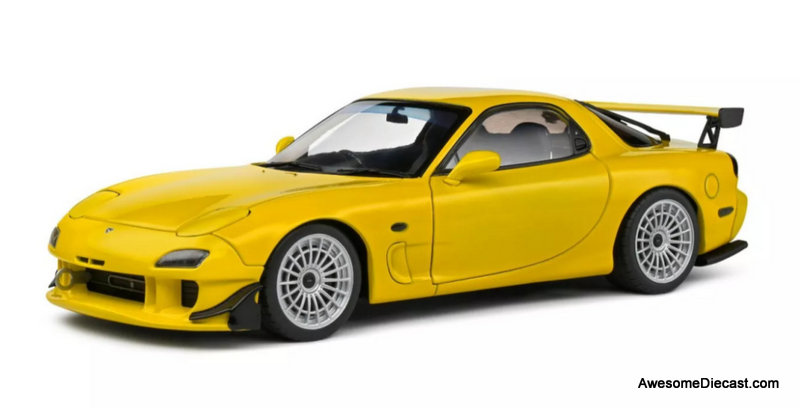 1994 Mazda RX-7 RX7 FD RS Streetfighter, Yellow 1:18 Diecast Model Car by Solido