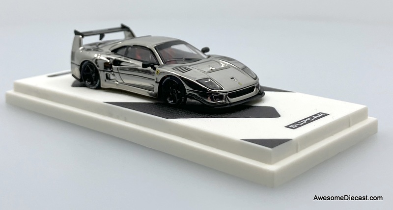 SUPCAR F40 クロームシルバー 限定999台 1/64スケール SUPCAR F40 クロームシルバー 限定999台 1/64スケール - メルカリ