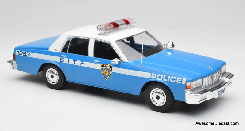 1987 Chevrolet Caprice: NYPD 1:18 Diecast Model Car by MCG