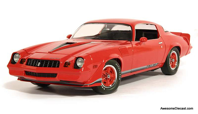 1979 CHEVROLET CAMARO Z28 ミニカー1/18 1979 Chevrolet Camaro Z28 - Red 1:18 Diecast Model by Greenlight