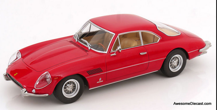 1962 Ferrari 400 Superamerica, Red 1:18 Diecast Model Car by KK Scale