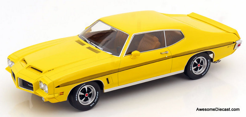 ミニカー GMP- 1972 PONTIAC GTO GTO GOLD BIG BOX 1972 PONTIAC 455 HO RAM AIR HARD TOP 1-18 DIECAST