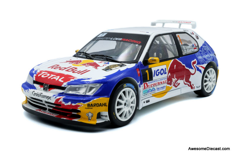 Peugeot 306 Maxi #1 2017 Rally Du Var 1:18 Diecast Model Car by Solido