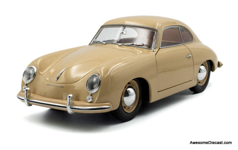 1953 Porsche 356 Pre-A, Beige 1:18 Diecast Model Car by Solido