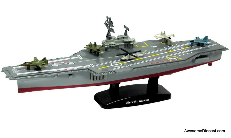 Aircraft Carrier w/5 Piece Aircraft Set "Battle Zone" Series Diecast Model by Motormax