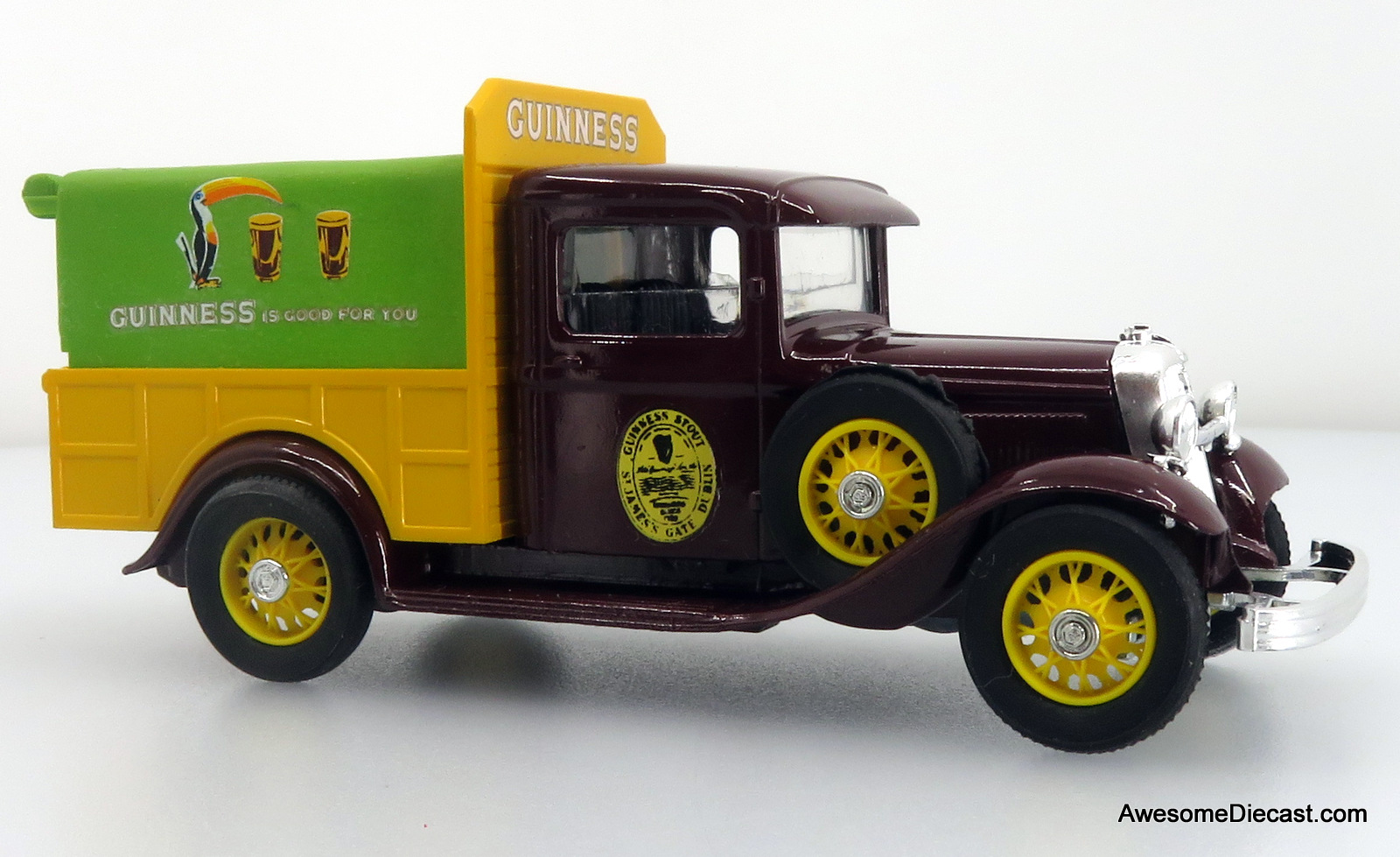 1933 Ford V8 Pickup, Guinness Livery 1:43 Diecast Model Car by Eligor