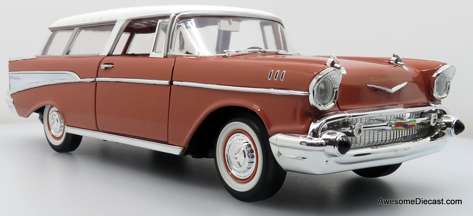 ミニカー 1957 Chevrolet nomad 1957 CHEVROLET NOMAD 1/43 SCALE DIECAST CAR BLACK BY ROAD