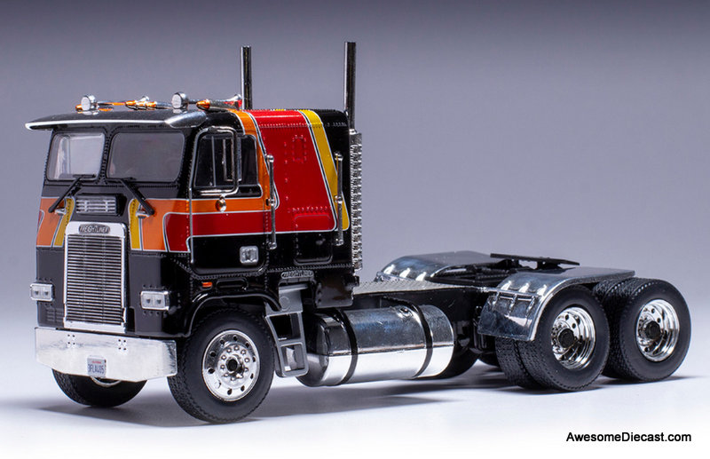 1993 Freightliner FLA COE, Black/Custom 1:43 Diecast Model