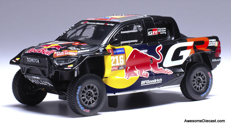 Toyota GR DKR Hilux EVO #216 2024 Dakar Rally 1:43 Diecast Model Car by IXO