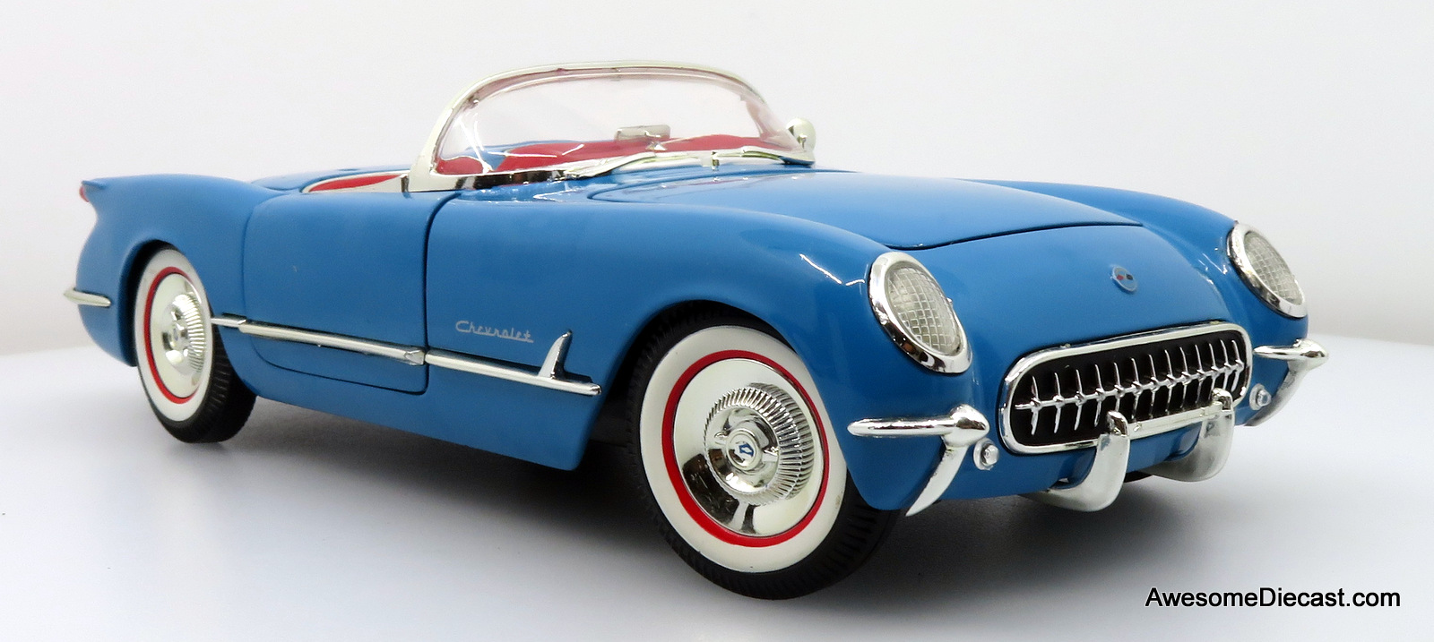 1954 Chevrolet Corvette (50th Anniversary), Blue 1:18 Diecast Model Car by Ertl