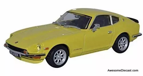 Datsun 240Z, Yellow 1:43 Diecast Model Car by Oxford Diecast
