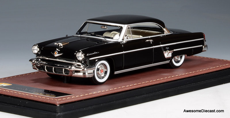 1954 Lincoln Capri Coupe Hardtop, Black 1:43 Resin Cast Model Car by GLM