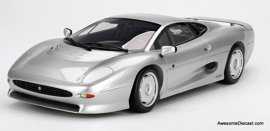 1992 Jaguar XJ220, Grey 1:18 Diecast Model Car by Maisto