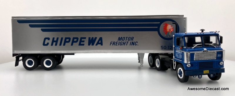 1965 White 7400 COE Day Cab w/Refrigerated Trailer: Chippewa Motor