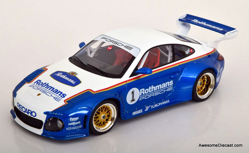 Porsche 911 (997) #1 RWB Old & New “Rothmans” 1:18 Diecast Model Car by MCG