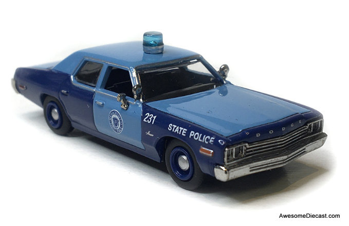 1974 Dodge Monaco: Massachusetts State Police 1:87 ABS Plastic