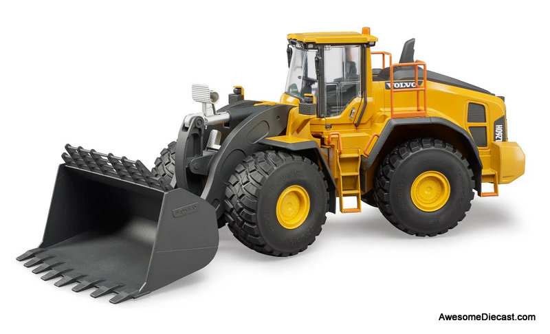 Volvo Wheel Loader L260H, Yellow 1:16 ABS Plastic Model Vehicle by Bruder
