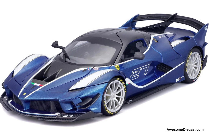 Ferrari FXX-K Evo, Metallic Blue 1:18 Diecast Model Car by Maisto