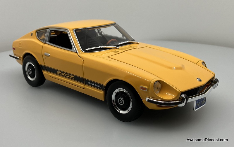 1971 Datsun 240Z, Yellow 1:18 Diecast Model Car by Maisto
