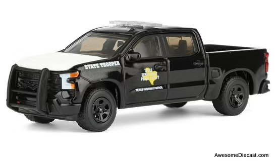 2023 Chevrolet Silverado: Texas Highway Patrol 1:64 Diecast Model Truck by Greenlight