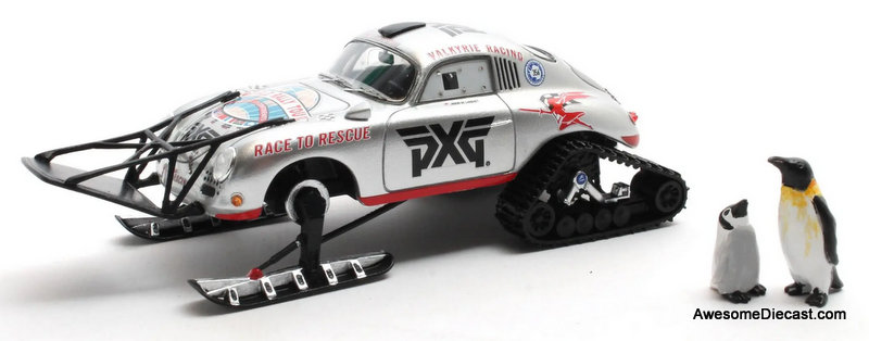 Porsche 356A Valkyrie Racing Antartica Ice Challenge 2021 1:43 Resin Cast Model Car by Matrix