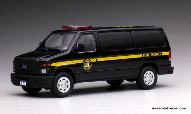 Ford E-Series E350 Van: New York State Trooper 1:64 Diecast Model