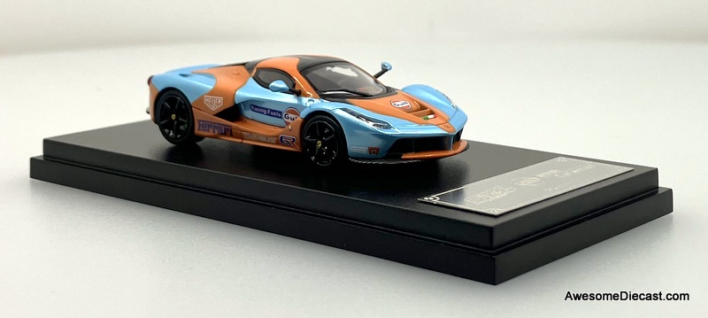 Ferrari LaFerrari Gulf Livery 1:64 Diecast Model Car by Demon King
