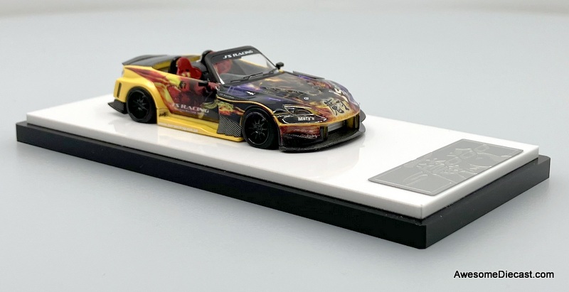 Honda S2000 AP1 J's Racing Modified Demon King Livery 1:64 Diecast Model Car by Micro Turbo