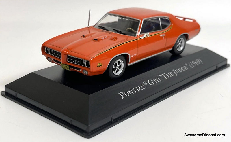 1969 Pontiac GTO, Orange "The Judge" 1:43 Diecast Model Car by DeAgostini