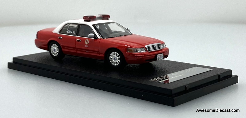 Ford Crown Victoria Los Angeles Fire Department (LAFD) 1:64 Diecast Model Car by Rollin