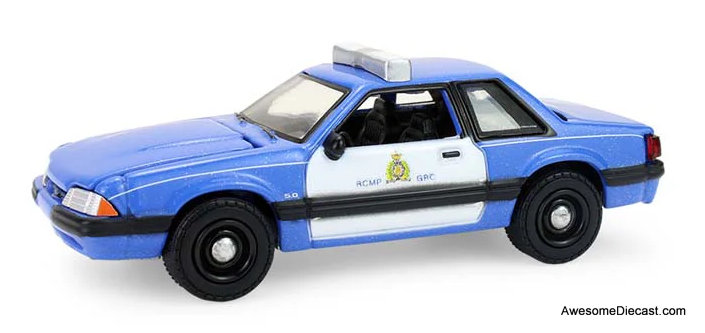 1991 Ford Mustang: Royal Canadian Mounted Police (Canada Special Edition) 1:64 Diecast Model Car by Greenlight