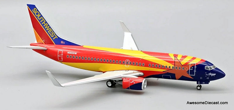 Boeing 737-300: South West Airlines (Reg# N383SW) 1:200 Diecast Model Plane by B-Models