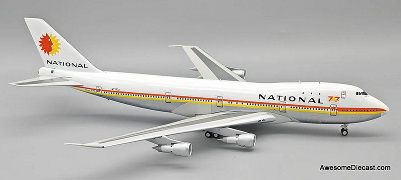 Boeing 747-100: National Airlines (Reg# N77772) 1:200 Diecast Model Plane by Inflight 200
