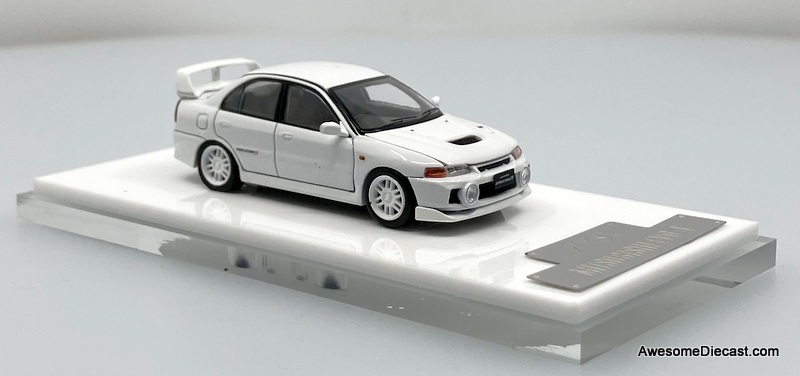 Mitsubishi EVO 4th Generation, White 1:64 Diecast Model Car by ATS