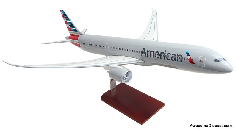Boeing 787-9: American Airlines (Reg #N820AL) 1:100 Resin Cast Model Plane by Sky Marks Elite