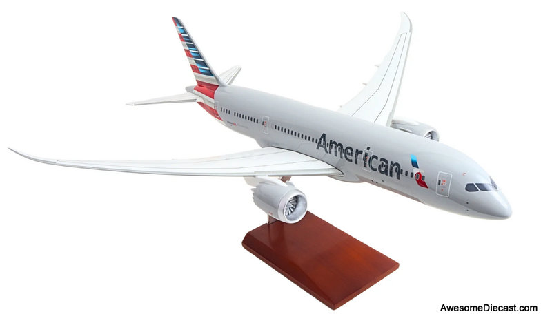 Boeing 787-8: American Airlines (Reg #N800AN) 1:100 Resin Cast Model Plane by Sky Marks