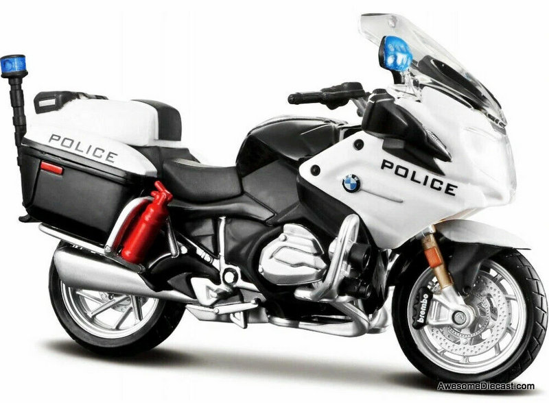 BMW R 1200 RT Motor Cycle: California Highway Patrol 1:18 Diecast Model Motor Cycle by Maisto