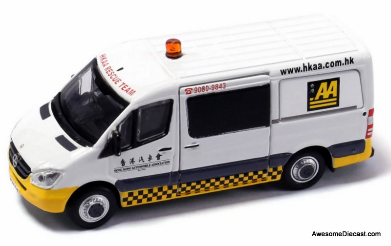 Mercedes-Benz Sprinter: 100th Anniversary Of Hong Kong AA (Automobile Association) Diecast Model Car by Tiny