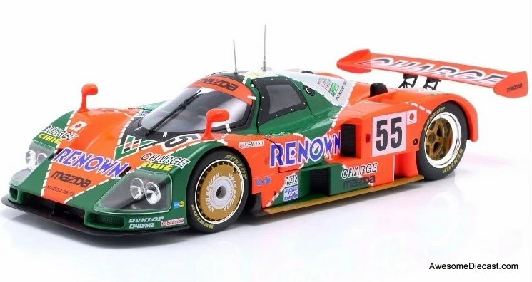 1991 Mazda 787B #55 Winner 24h LeMans 1:18 Diecast Model Car by Werk83