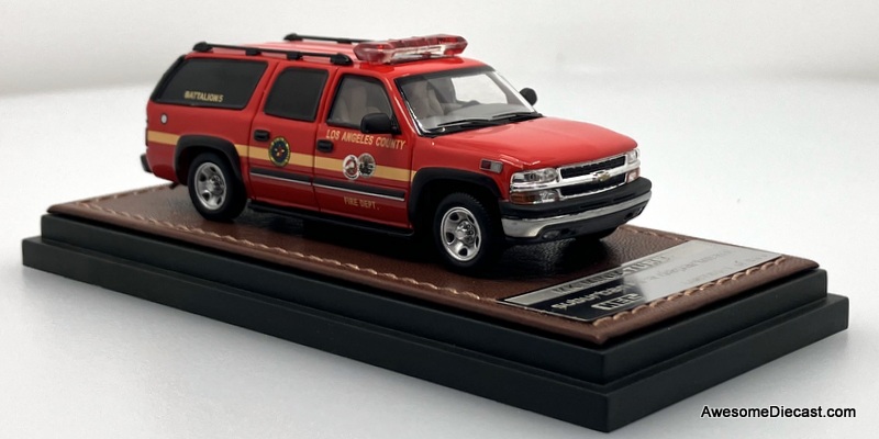 Chevrolet Suburban: Los Angeles Fire Department 1:64 Diecast Model Car by MK Miniatures
