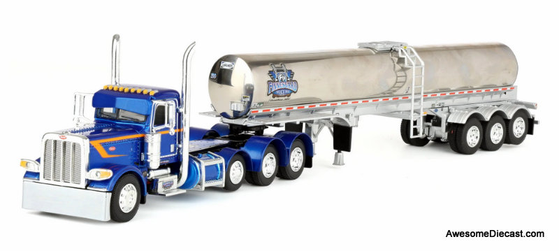 Peterbilt 389 Day Cab w/Walker Food Grade Tank Trailer:  Finnesgard Trucking 1:64 Diecast Model Truck DCP by FG
