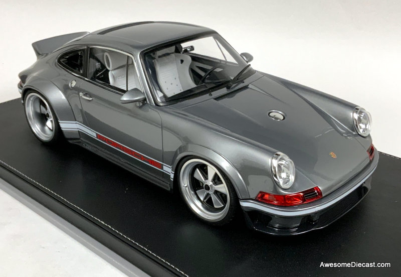 Porsche 911 Singer DLS, Metallic Gray 1:12 Resin Cast Model Car by Ivy Merit