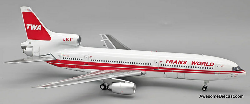 Lockheed L-1011-385-1-15 TriStar 100: (TWA) Transworld Airlines (Reg #N81026) 1:200 Diecast Model Plane by Inflight