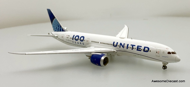 Boeing 787-9 Dreamliner: United Airlines (Reg #N61101)100 Years