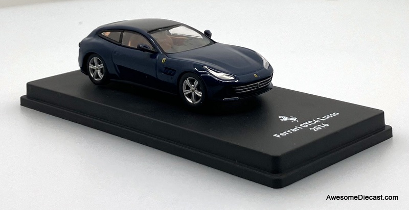 2016 Ferrari GTC4 Lusso, Blue 1:64 Diecast Model Car by IXO
