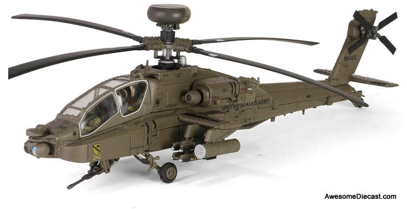 US Army Boeing AH-64 Longbow Apache Attack Helicopter 99-5135 Of  C Company 1:72 Diecast Model Helicopter by Forces Of Valor