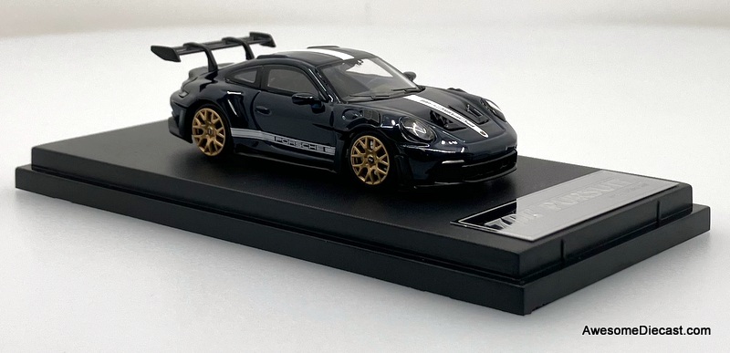 Porsche 911 GT3 RS (992), Metallic Blue 1:64 Diecast Model Car by TPC