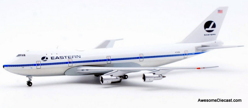 Boeing 747-100 Eastern Airlines (Reg #N731PA) "Pan Am Hybrid Livery" 1:400 Diecast Model Plane by JC Wings